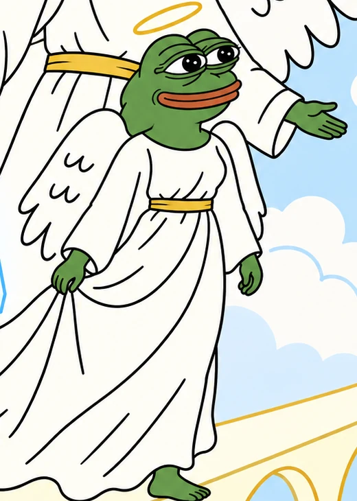 Big and little angel Pepe